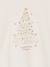 Tee-shirt fille noël motif sapin brillant manches longues écru 3 - vertbaudet enfant 