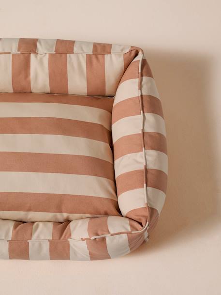Panier matelassé pour chiens, disponible en 2 tailles noisette+rayé blanc 14 - vertbaudet enfant 