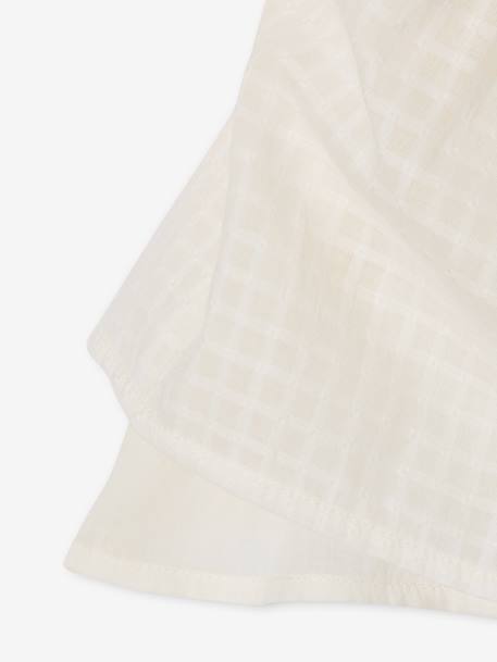 Blouse fille noël smocks brodés écru 4 - vertbaudet enfant 