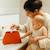 Trousse de toilette en coton bio Blanc+Fraise+Honey+Rose+Vichy 10 - vertbaudet enfant 