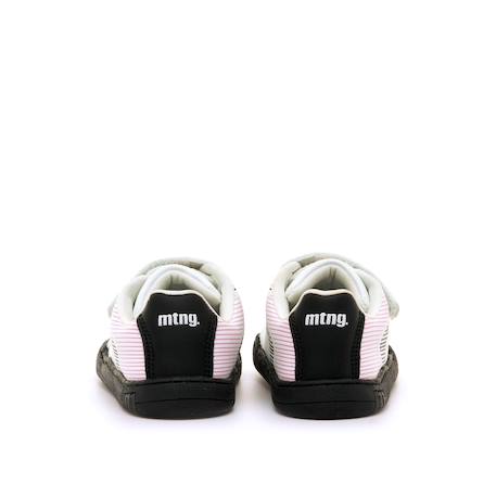 Sneakers filles synthétique lacets barefoot Blanc-noir 3 - vertbaudet enfant 