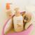 Trousse de toilette en coton bio Blanc+Fraise+Honey+Rose+Vichy 23 - vertbaudet enfant 