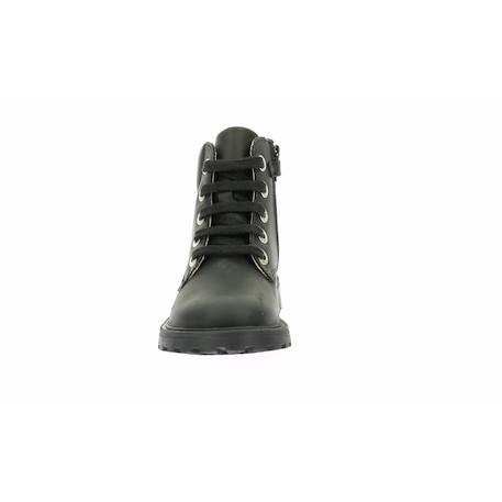 Bottillons enfant kick bluck Marron fonce+Noir 10 - vertbaudet enfant 