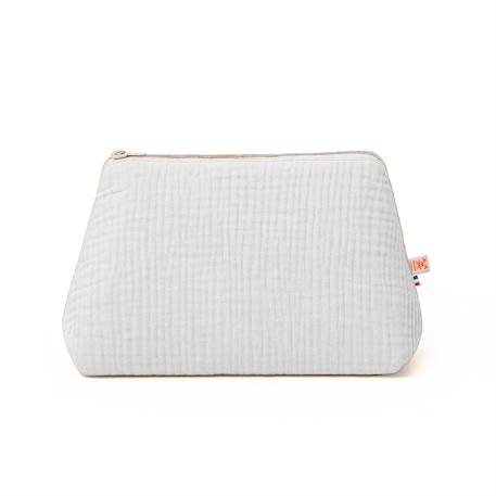 Trousse de toilette en coton bio Blanc+Fraise+Honey+Rose+Vichy 1 - vertbaudet enfant 