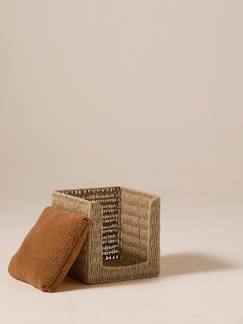 Chambre et rangement-Panier cube pour chat en corde de papier