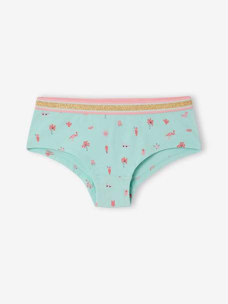 Lot de 5 shorties fille Lot bleu et rose 2 - vertbaudet enfant 