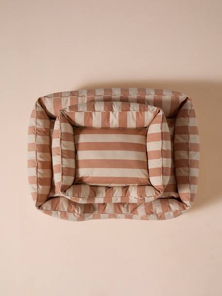 Panier matelassé pour chiens, disponible en 2 tailles noisette+rayé blanc 17 - vertbaudet enfant 