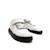 Sneakers filles synthétique lacets barefoot Blanc-noir 4 - vertbaudet enfant 