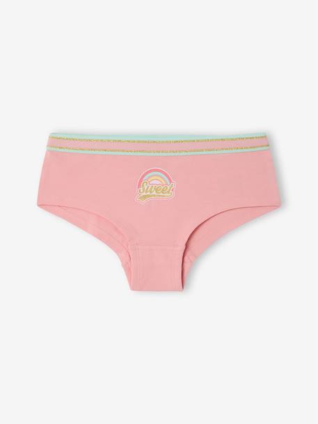 Lot de 5 shorties fille Lot bleu et rose 6 - vertbaudet enfant 