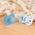 Sucette anatomique animaux - 18+ mois - lot de 2 Bleu+Rose + beige+Vert 2 - vertbaudet enfant 