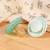 Sucette ronde - 6+ mois - lot de 2 Bleu+Rose + beige+Vert 14 - vertbaudet enfant 