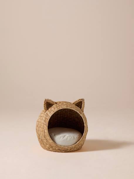 Panier pour chat en jacinthe d'eau beige 5 - vertbaudet enfant 