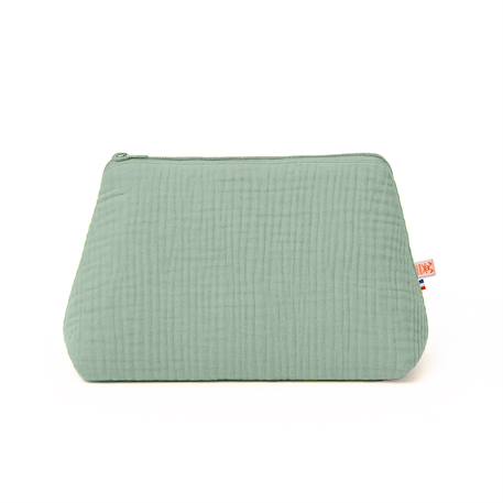 Trousse de toilette en coton bio Blanc+Fraise+Honey+Rose+Vert+Vichy 25 - vertbaudet enfant 