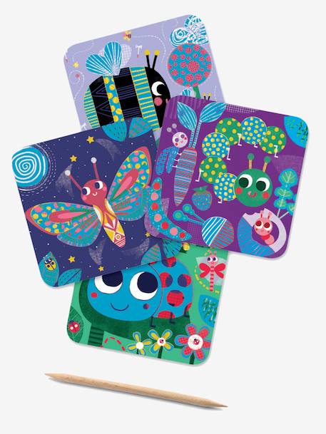 Cartes à gratter «Toutes petites bêtes» multicolore+rouge 3 - vertbaudet enfant 