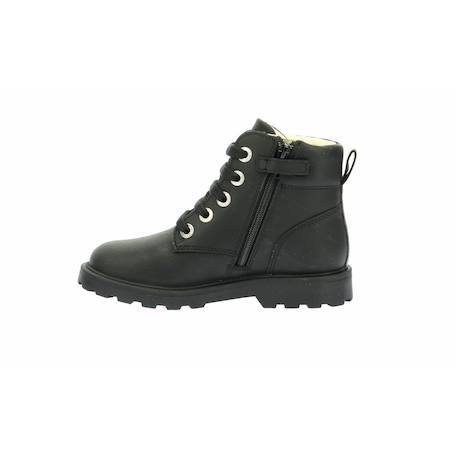 Bottillons enfant kick bluck Marron fonce+Noir 9 - vertbaudet enfant 