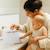 Trousse de toilette en coton bio Blanc+Fraise+Honey+Rose+Vichy 4 - vertbaudet enfant 