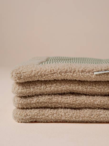 Tapis / plaid nomade pour chien marron imprimé+rayé vert 10 - vertbaudet enfant 