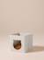 Panier cube pour chat en tissu Teddy blanc 2 - vertbaudet enfant 
