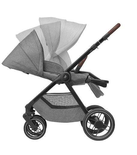 Poussette naissance oxford Select grey+Twillic black+Twillic graphite+Twillic green+Twillic truffle 2 - vertbaudet enfant 