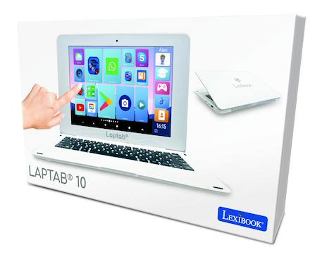 Laptab 10 : ordinateur android tactile 10' avec contenu éducatif et contrôle parental Blanc 3 - vertbaudet enfant 