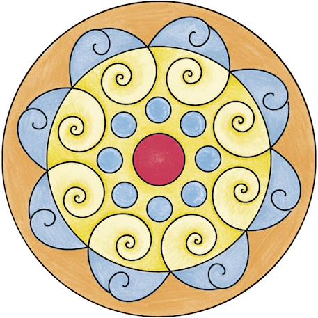 Set de dessin Mini Mandala Multicolore 3 - vertbaudet enfant 