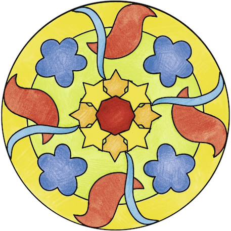 Set de dessin Mini Mandala Multicolore 6 - vertbaudet enfant 