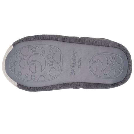 Chaussons mocassins micro éponge, semelle gomme ultra souple Gris 4 - vertbaudet enfant 