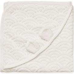 Cape de bain ours vert sauge (80 x 80 cm)  - vertbaudet enfant