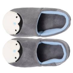 Chaussons Enfant Isotoner - Mocassins Garçon Semelle Antidérapante, Lavables Machine, Pointures 27-39