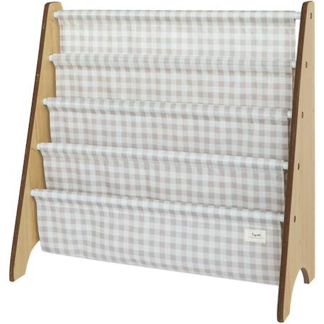 Bibliothèque en tissu Beige Créme+Ecru, blanc 6 - vertbaudet enfant 