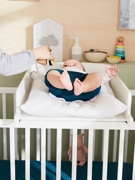 Plan à langer universel pour lits bébé blanc 1 - vertbaudet enfant 