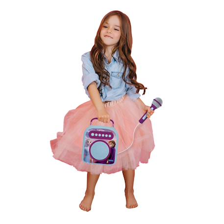 Enceinte bluetooth frozen avec micros Violet 6 - vertbaudet enfant 