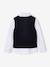 Ensemble garçon chemise et gilet noël noir 4 - vertbaudet enfant 