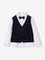 Ensemble garçon chemise et gilet noël noir 1 - vertbaudet enfant 