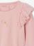 Ensemble fille noël jupon en tulle et t-shirt à volants rose poudré 5 - vertbaudet enfant 