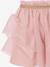 Ensemble fille noël jupon en tulle et t-shirt à volants rose poudré 6 - vertbaudet enfant 