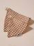 Collier bandana à damier pour chien carreaux marron 4 - vertbaudet enfant 