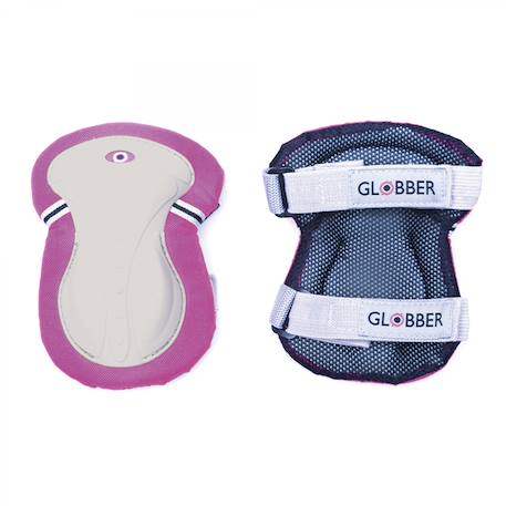 Set 3 protections enfant xs (coudes, genoux, poignets) Bleu marine+Bleu pastel+Rose+Rose pastel+Vert menthe 9 - vertbaudet enfant 