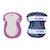 Set 3 protections enfant xs (coudes, genoux, poignets) Bleu marine+Bleu pastel+Rose+Rose pastel+Vert menthe 9 - vertbaudet enfant 