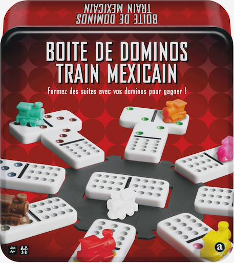Boîte de dominos train mexicain MULTICOLORE 1 - vertbaudet enfant 