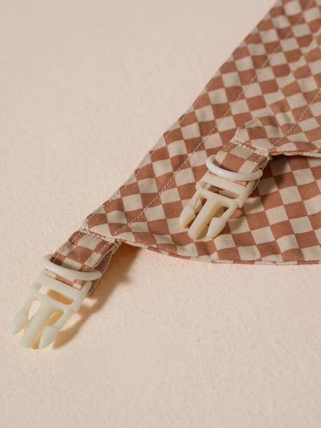 Collier bandana à damier pour chien carreaux marron 6 - vertbaudet enfant 