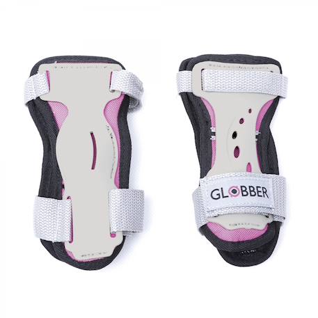 Set 3 protections enfant xs (coudes, genoux, poignets) Bleu marine+Bleu pastel+Rose+Rose pastel+Vert menthe 10 - vertbaudet enfant 
