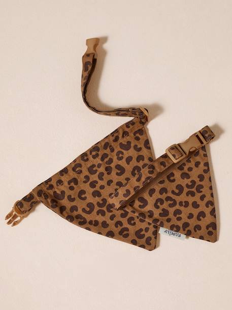 Collier bandana pour chien marron imprimé 3 - vertbaudet enfant 