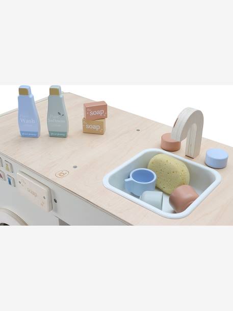 Machine à laver en bois - Edition Limité beige 3 - vertbaudet enfant 