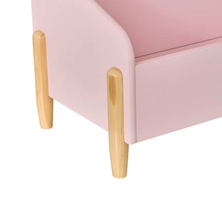 Coffre de rangement - douceur Beige+Blanc+Rose 11 - vertbaudet enfant 