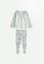 Pyjama bébé 2 pièces en velours à pieds retroussables dina Bleu 1 - vertbaudet enfant 