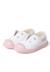 Baskets blanches sans lacets semelle de couleurs Rose 4 - vertbaudet enfant 