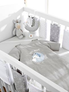 Le sommeil-Linge de maison et décoration-Linge de lit bébé-Tour de lit-Tour de lit / tour de parc pare-chocs LOUP DES NEIGES