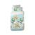 Parure de lit coton réversible Turquoise 2 - vertbaudet enfant 
