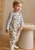 Ensemble salopette bébé en molleton et t-shirt boavista Ecru 1 - vertbaudet enfant 